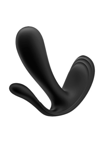 3 en 1 Vibromasseurs et stimulateur clitoridien noir connecté Top Secret + Satisfyer - CC597754